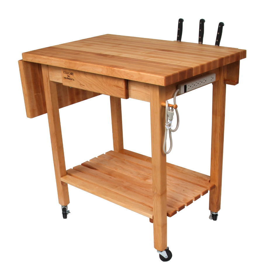 John Boos Deluxe Culi Cart Culinary Butcher... Butcher Block Co.
